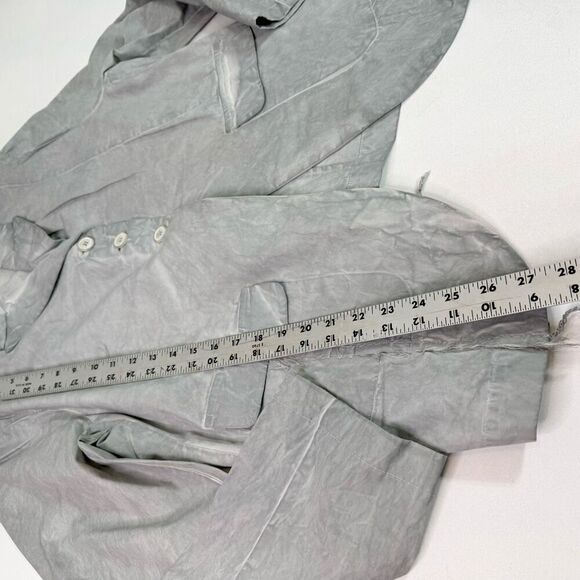 Rundholz Dip Jacket Women Small Lagenlook Grunge Buttons Blazer Gray Pockets - Picture 6 of 11